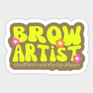 I’m That Brow Artist Sticker